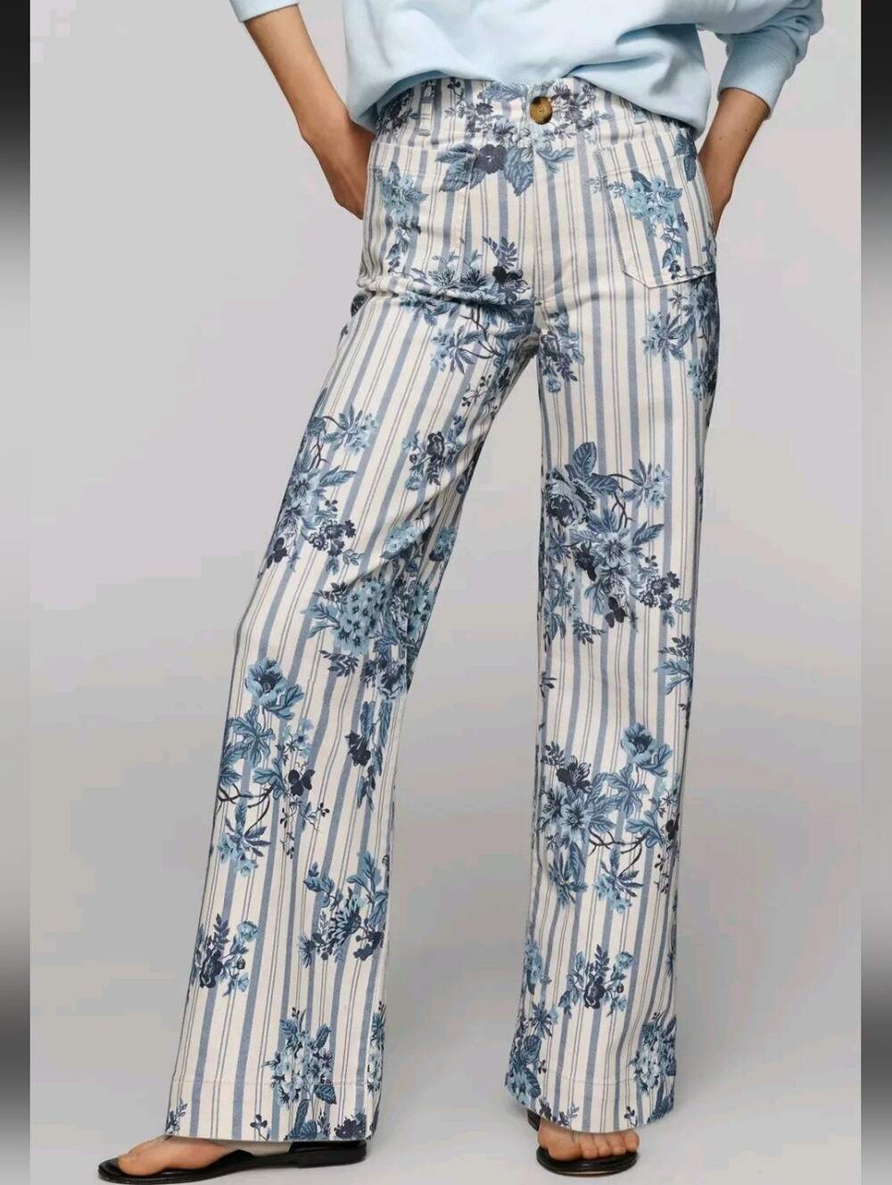 Maeve Colette Floral Stripped * NWT * Size 27